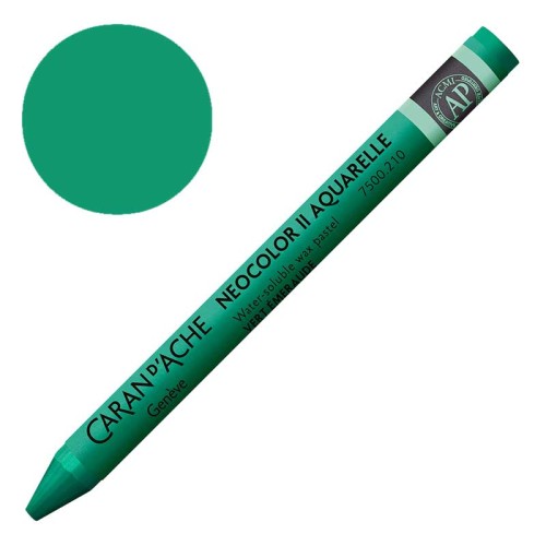 Kredka pastel Neocolor II Aquarelle Caran d'ache - 210 Emerald green