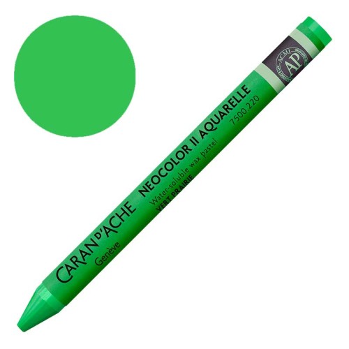Kredka pastel Neocolor II Aquarelle Caran d'ache - 220 Grass Green