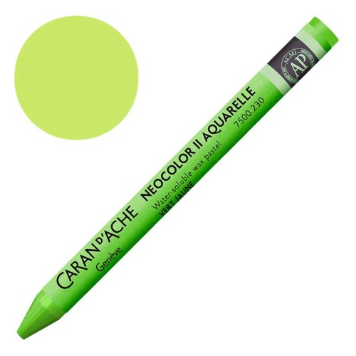 Kredka pastel Neocolor II Aquarelle Caran d'ache - 230 Yellow green
