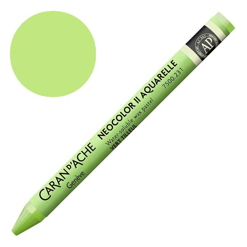 Kredka pastel Neocolor II Aquarelle Caran d'ache 231 Lime Green 01