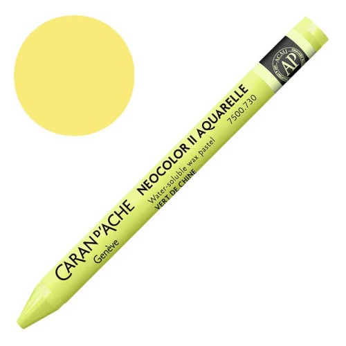 Kredka pastel Neocolor II Aquarelle Caran d'ache - 730 Chinese Green