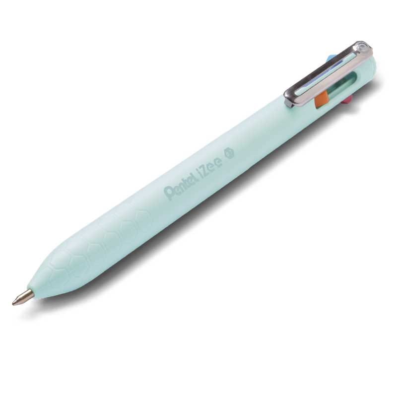 Długopis wielokolorowy 4 w 1 Pentel Izee 0.7 mm miętowy 04