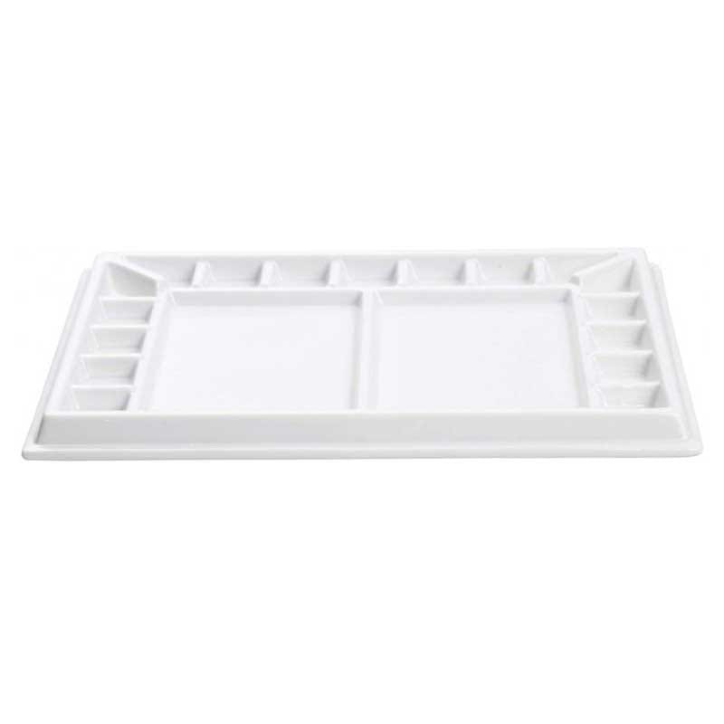Paleta malarska ceramiczna Meeden 25 x 33 cm 19 zagłębień 02