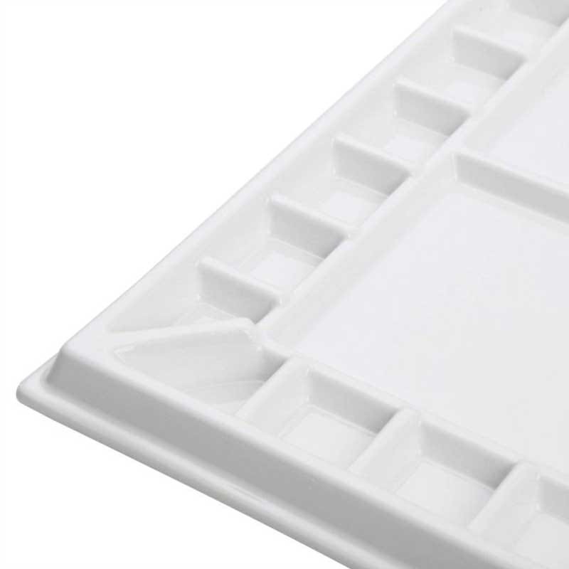 Paleta malarska ceramiczna Meeden 25 x 33 cm 19 zagłębień 04