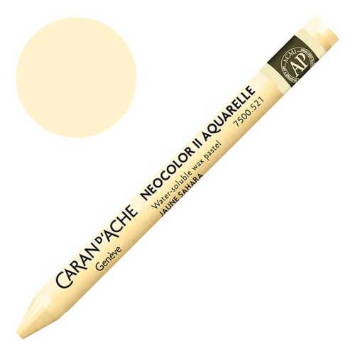 Kredka pastel Neocolor II Aquarelle Caran d'ache - 521 Sahara Yellow