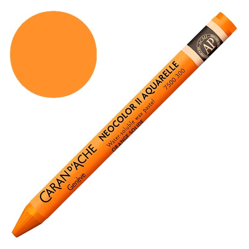 Kredka pastel Neocolor II Aquarelle Caran d'ache 300 Fast Orange 01