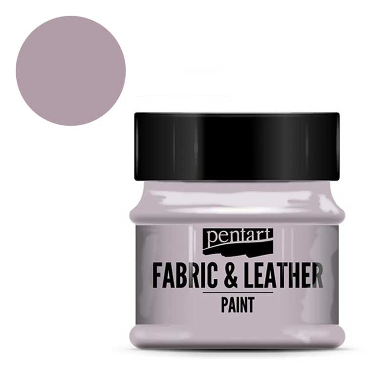 Farba do tkanin i skór Pentart Fabric & Leather 50 ml Vintage lila
