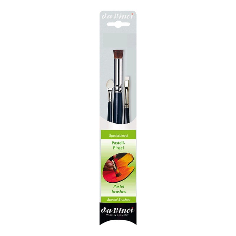 Pędzle syntetyczne da Vinci, zestaw 4232 Pastel Brush Set - 3 szt. 01
