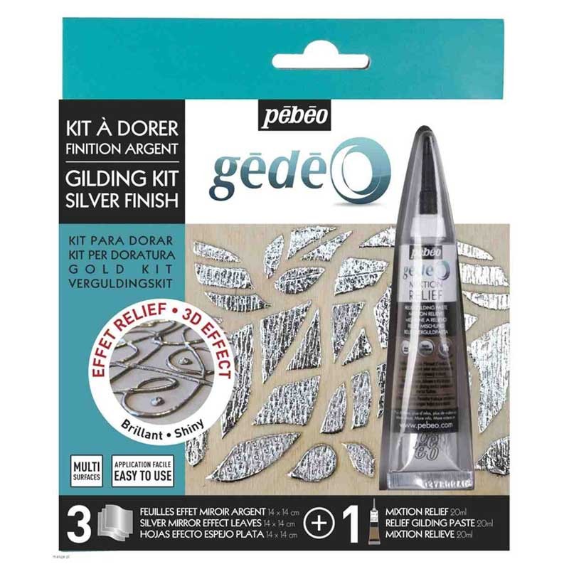 Zestaw-do-zoceń-Gliding-Kit-GÉDÉO-płatki-+-klej-relief-Pebeo-srebrny-01