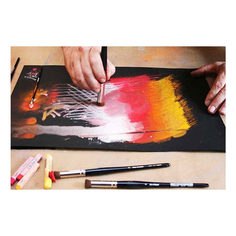 Pędzle kucyk pony + syntetyk da Vinci, zestaw 4232 Pastel Brush Set - 3 szt. 04