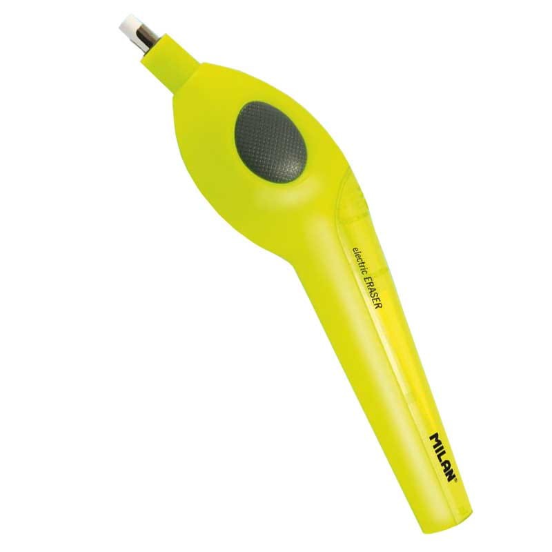 Gumka elektryczna Milan Acid żółta fluo 01