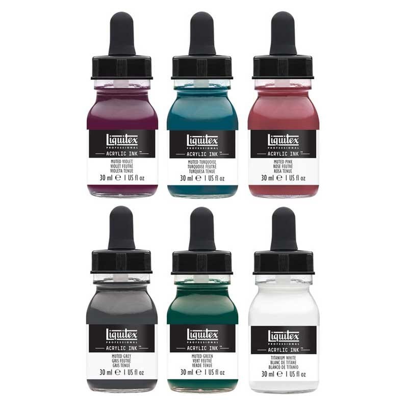 Tusze-akrylowe-Liquitex-zestaw-6x30-ml-Muted-Collection-05