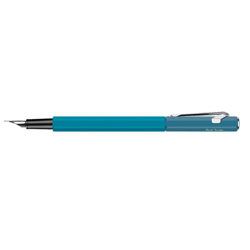 Pióro-wieczne-849-Caran-d'Ache-+-Paul-Smith---Cyan-Steel-(F)-07