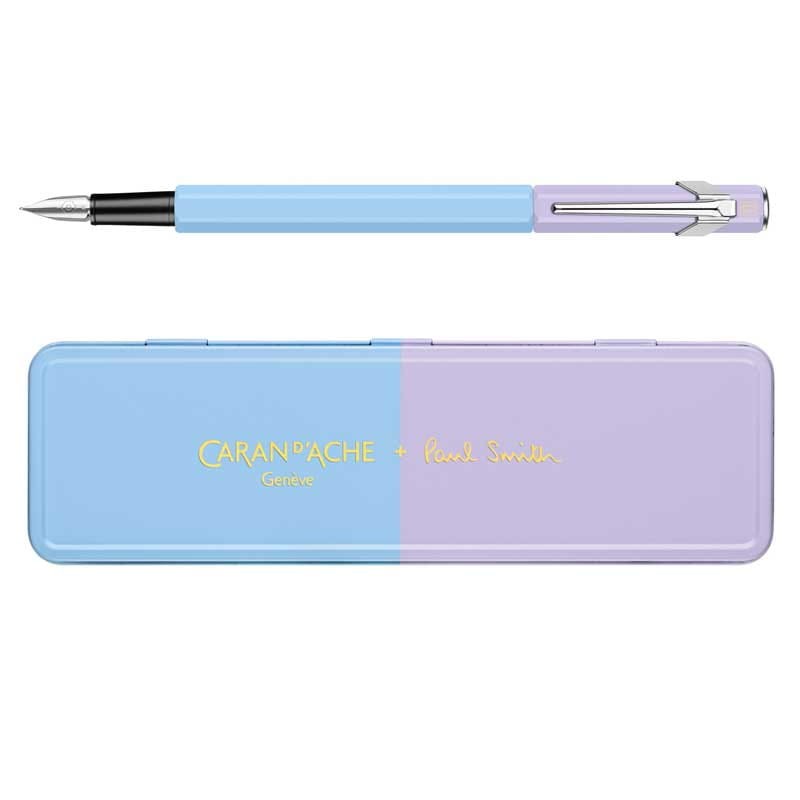 Pióro wieczne 849 Caran d'Ache + Paul Smith SkyBlue Lavender F 04