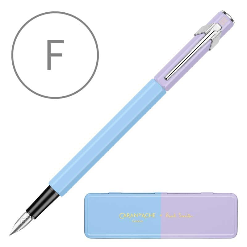 Pióro wieczne 849 Caran d'Ache + Paul Smith SkyBlue Lavender F 01