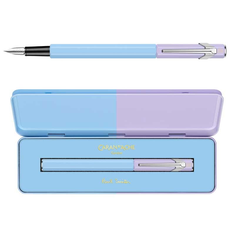 Pióro wieczne 849 Caran d'Ache + Paul Smith SkyBlue Lavender F 03