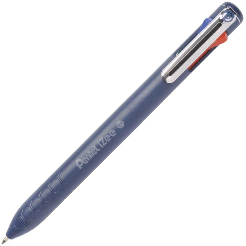 Długopis wielokolorowy 4 w 1 Pentel iZee 0.7 mm granatowy 02