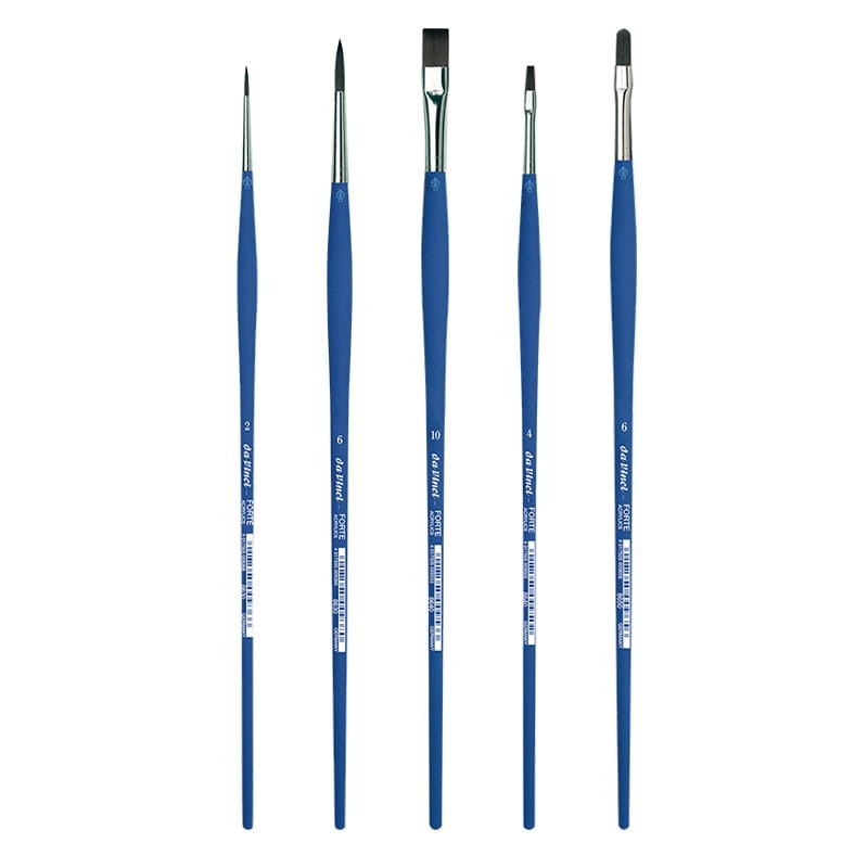 Pędzle-syntetyczne-da-Vinci,-zestaw-5273-FORTE-ACRYLICS-5-szt.02