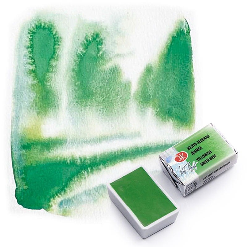 Farba-akwarelowa-Biale-Noce-kostka-763-yellowish-green-mist