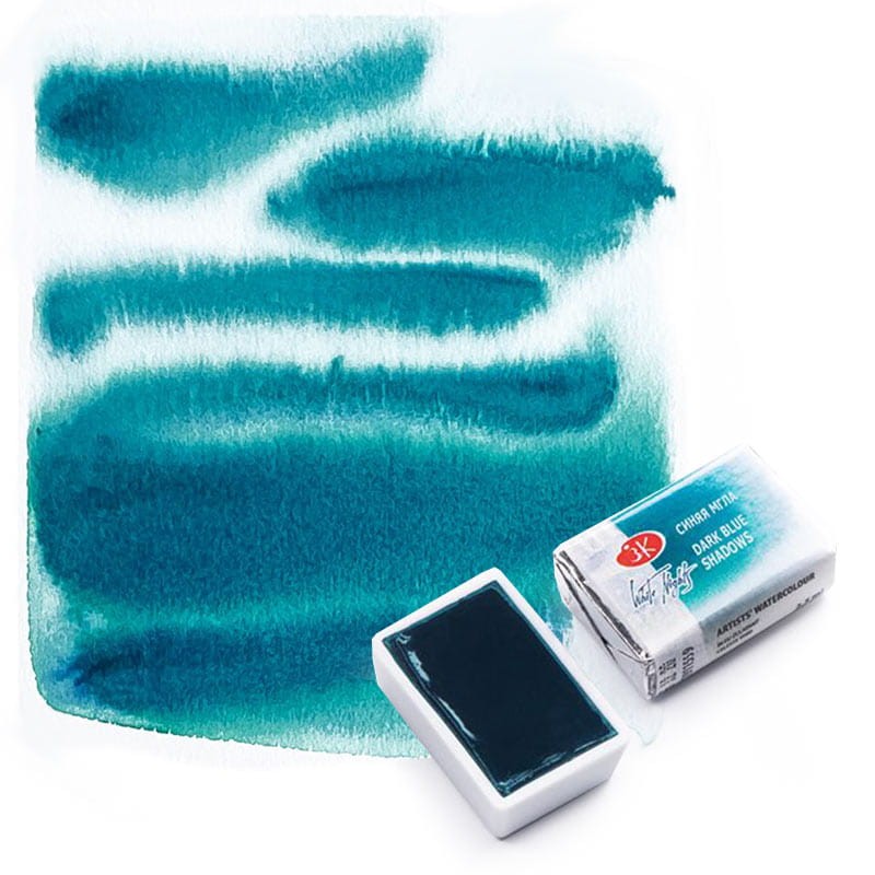 Farba akwarelowa Białe Noce kostka - 559 Aquamarine Mist 02