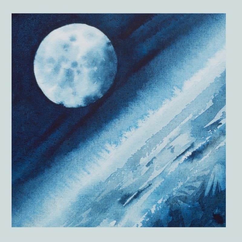 Farba akwarelowa Białe Noce kostka - 555 Dark Blue Shadows 05