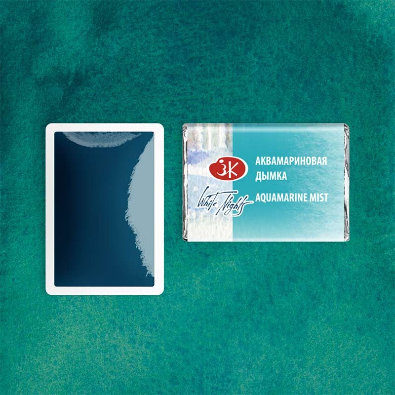 Farba akwarelowa Białe Noce kostka - 559 Aquamarine Mist 03