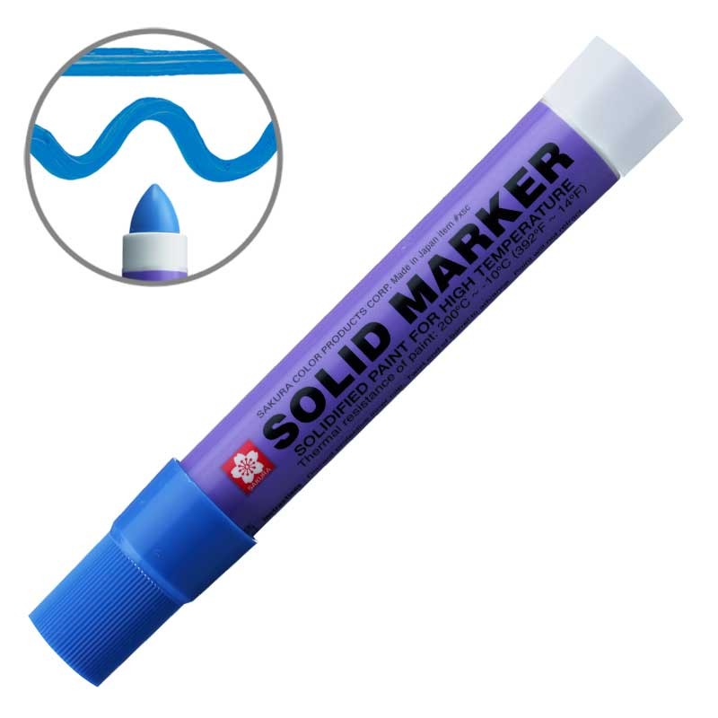 Marker przemysłowy Sakura Solid Marker Original - Blue 01