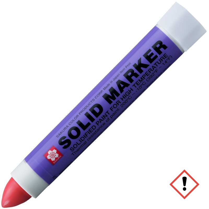 Marker przemysłowy Sakura Solid Marker Original - Red 03