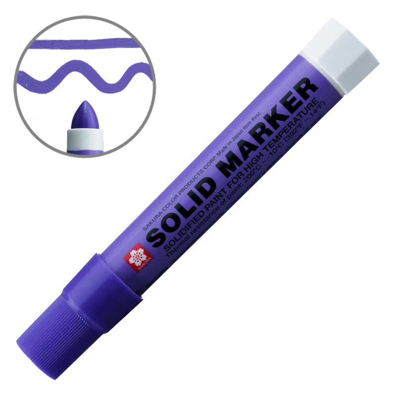 Marker przemysłowy Sakura Solid Marker Original - Purple 01