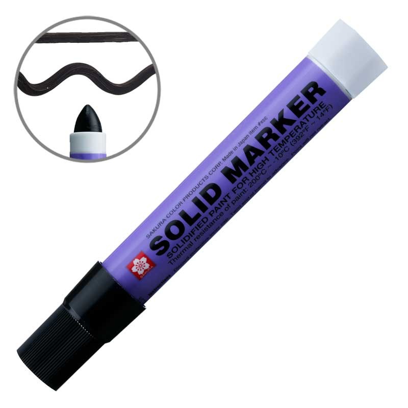 Marker przemysłowy Sakura Solid Marker Original - Black 01