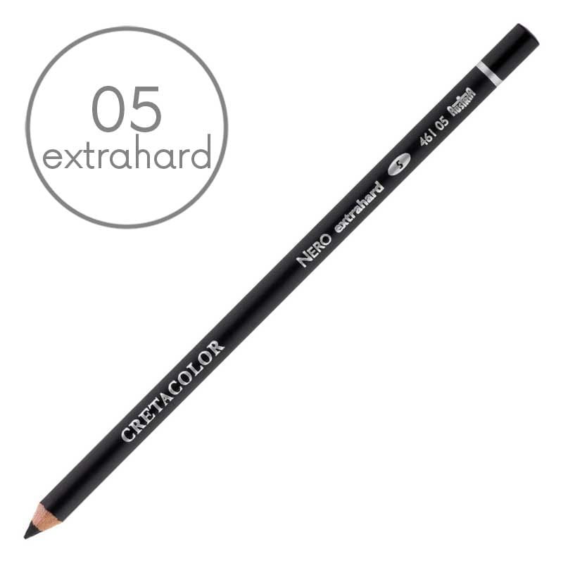 Kredka artystyczna Cretacolor 461 Nero 05 Extrahard 01