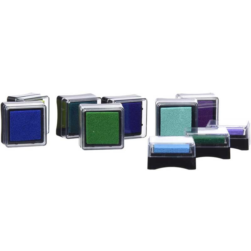 Poduszki z tuszem do stempli Heyda Aqua zestaw 10 szt. 02