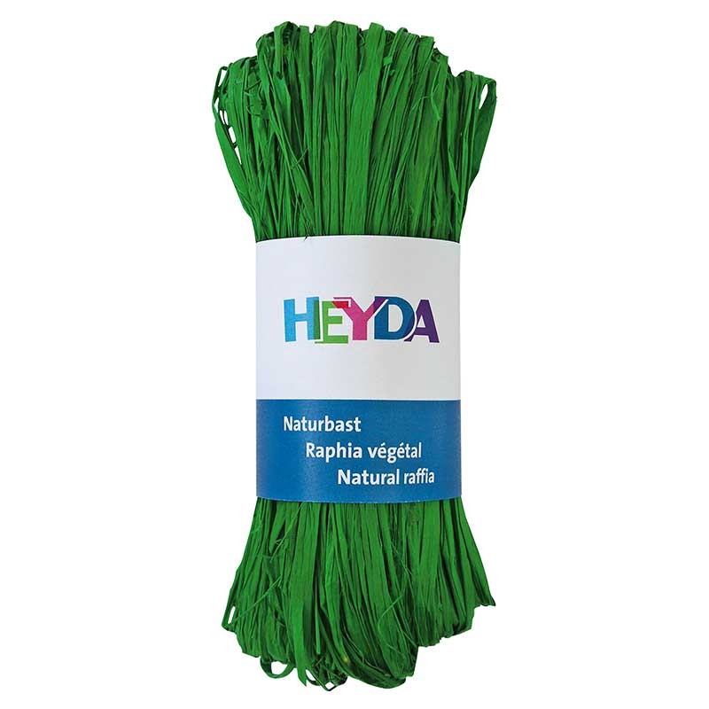 Rafia dekoracyjna Heyda 50 g zielona jasna 01