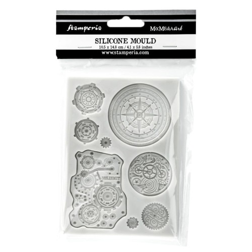 Foremka silikonowa Stamperia A6 mechanizmy