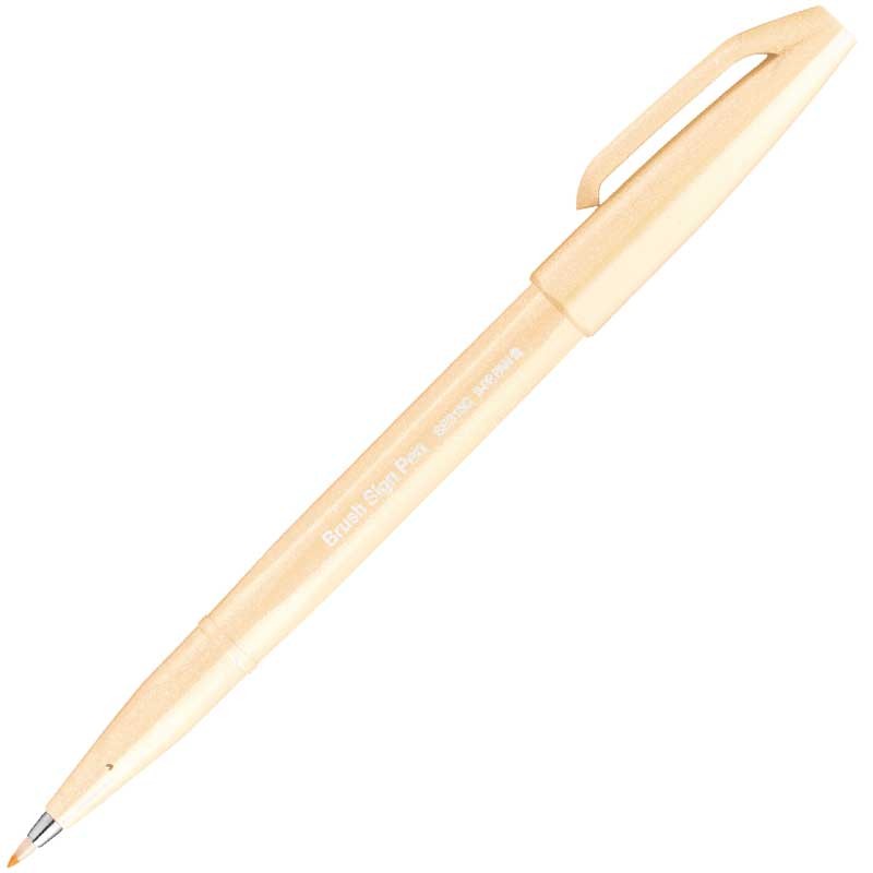 Pisaki do kaligrafii i liternictwa Pentel Sign Pen zestaw 6 szt. Kolorowa Rafa 08