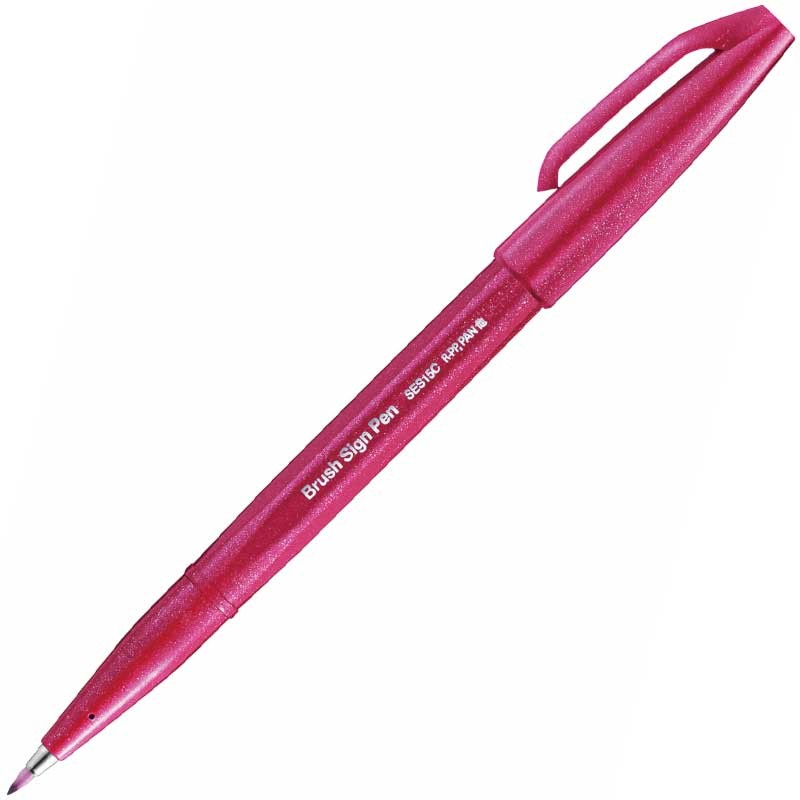 Pisaki do kaligrafii i liternictwa Pentel Sign Pen zestaw 4 szt. Owocowe Popisy 04