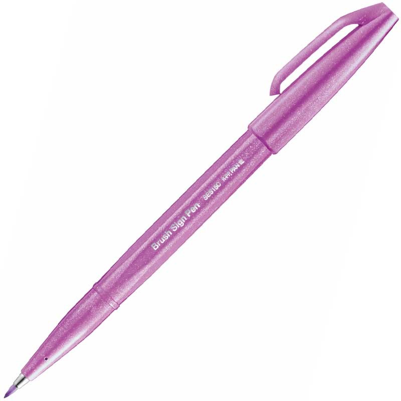 Pisaki do kaligrafii i liternictwa Pentel Sign Pen zestaw 4 szt. Owocowe Popisy 05