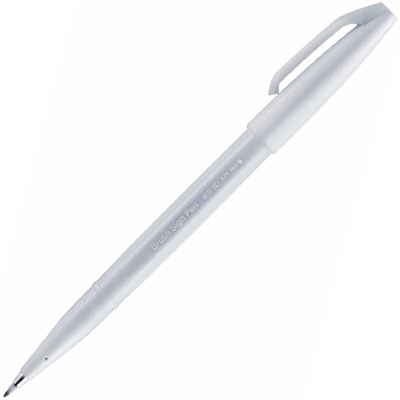 Pisaki do kaligrafii i liternictwa Pentel Sign Pen zestaw 4 szt. Niebieskie Migdały 03