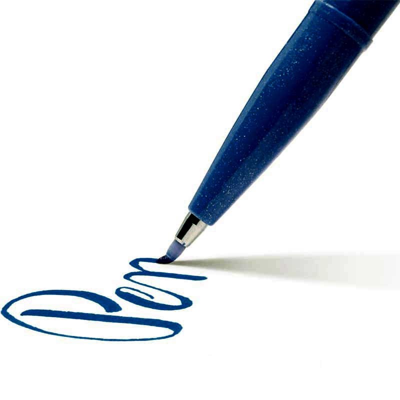 Pisaki do kaligrafii i liternictwa Pentel Sign Pen zestaw 4 szt. Zielone Jagody 06