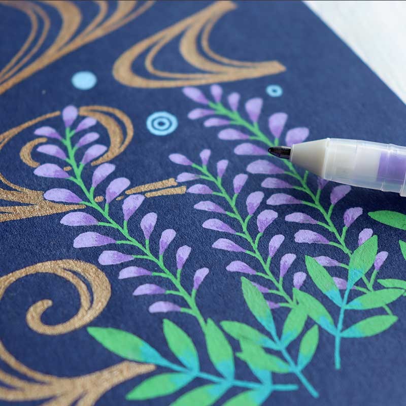 Długopis żelowy Gelly Roll Moonlight 10 Sakura 423 Lavender 04