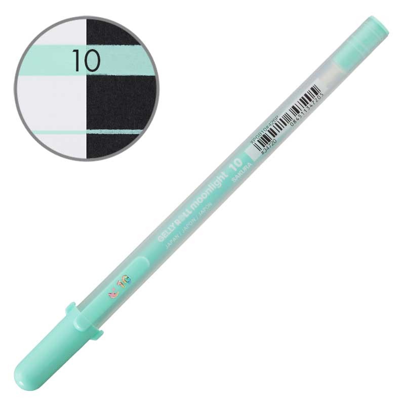Długopis żelowy Gelly Roll Moonlight 10 Sakura 426 Pastel Green 01
