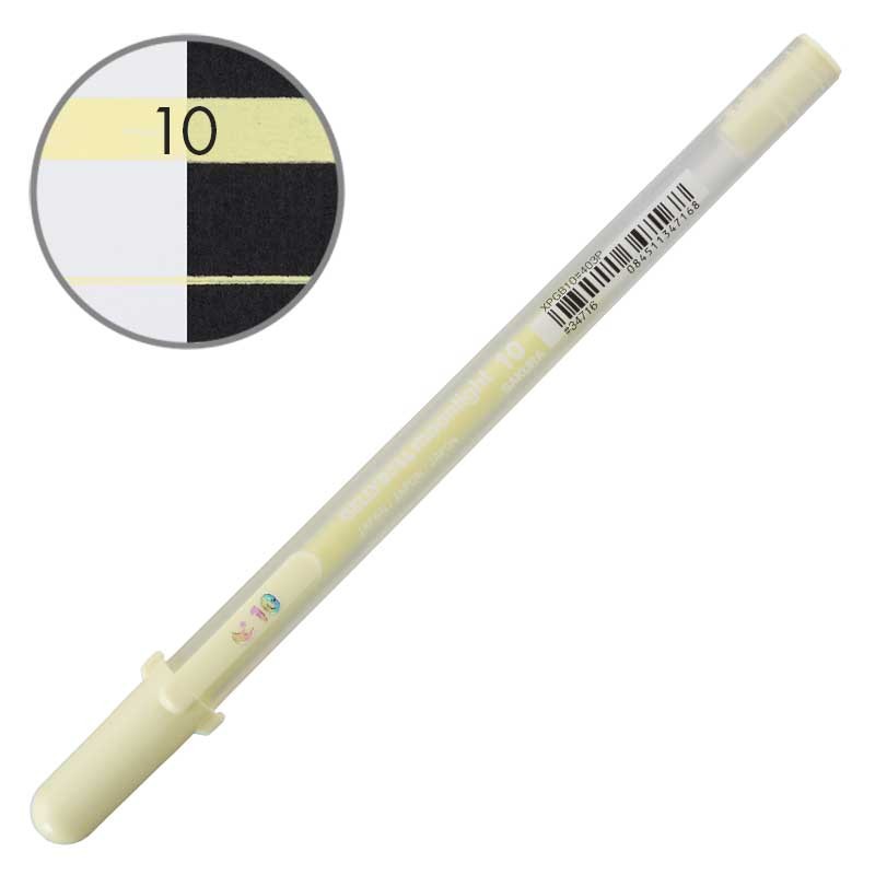 Długopis żelowy Gelly Roll Moonlight 10 Sakura 403 Pastel Yellow 01