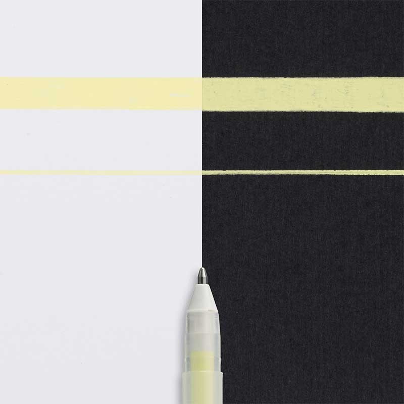 Długopis żelowy Gelly Roll Moonlight 10 Sakura 403 Pastel Yellow 02