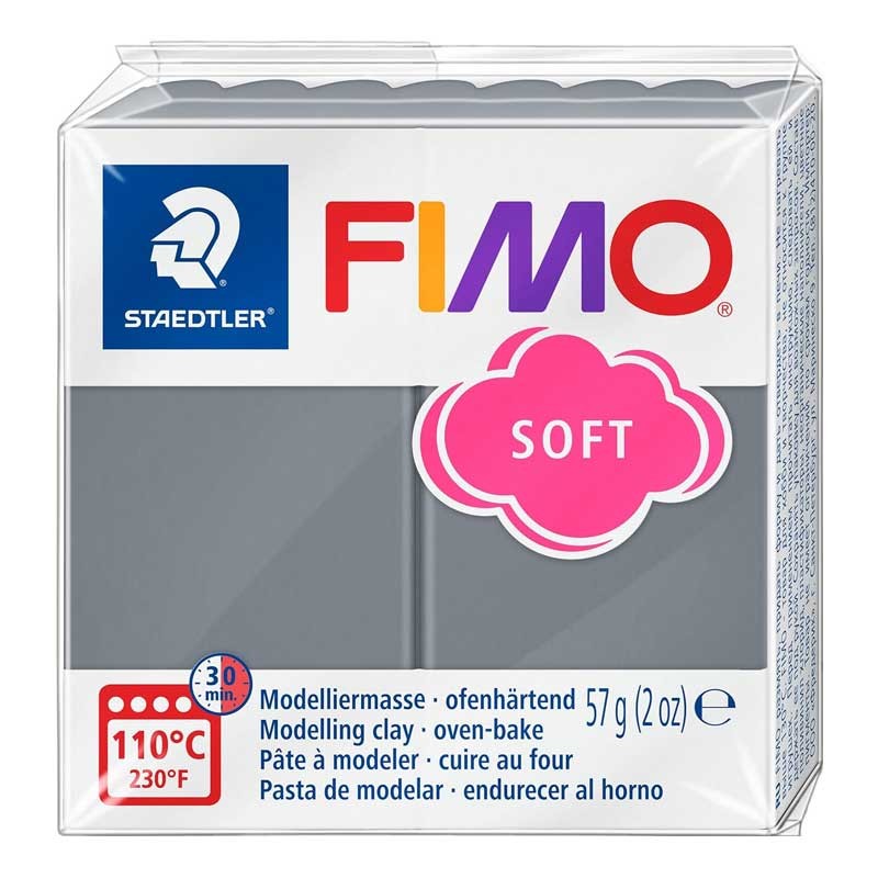 Modelina Fimo Soft 57 g Staedtler T80 Ciemny szary 01