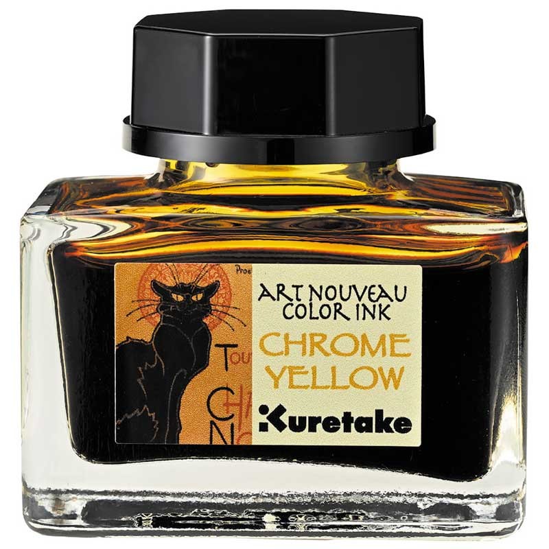 Atrament Kuretake Ink-Café Art Nouveau 21 ml 537 Chrome Yellow 03