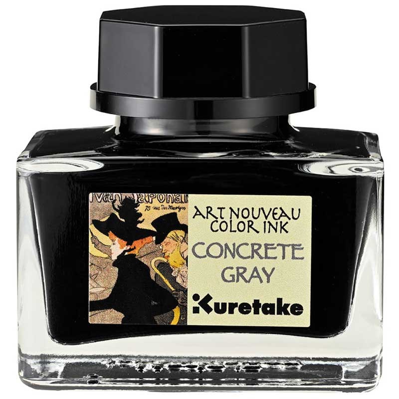 Atrament Kuretake Ink-Café Art Nouveau 21 ml 539 Concrete Gray 03
