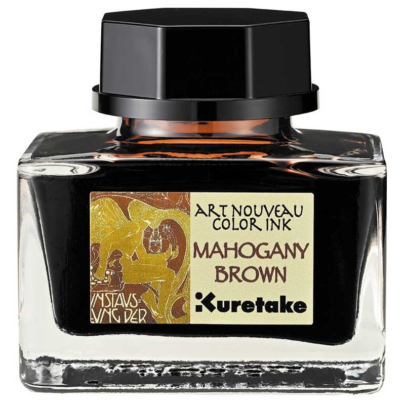 Atrament Kuretake Ink-Café Art Nouveau 21 ml 542 Mahogany Brown 03