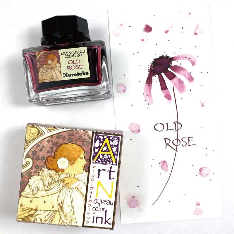 Atrament Kuretake Ink-Café Art Nouveau 21 ml 541 Old Rose 04