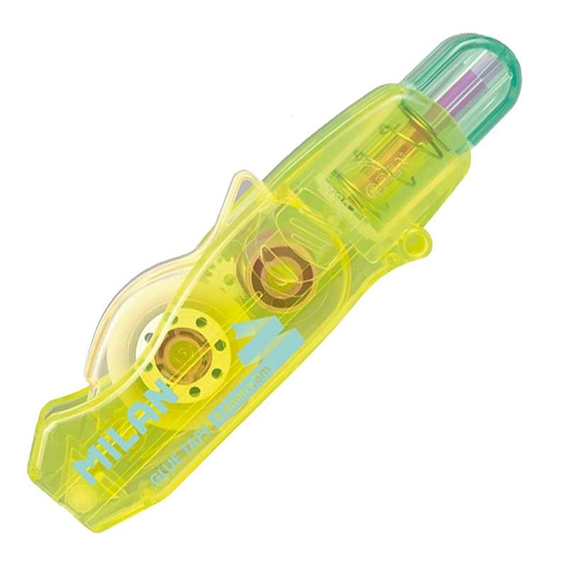 Klej w taśmie Milan New Look 8.4 mm x 8 m żółty 03