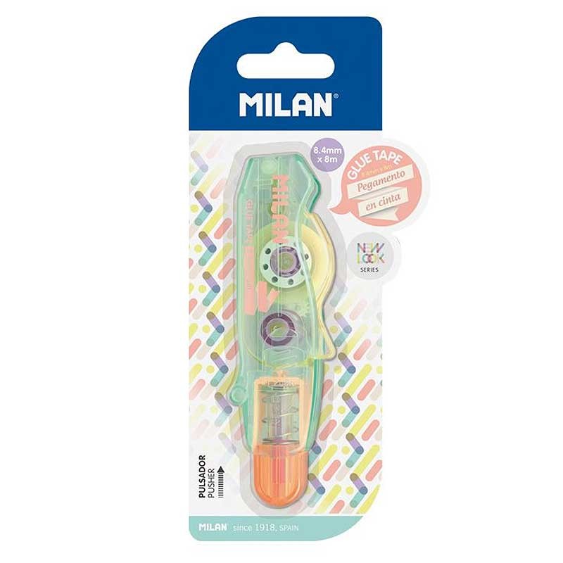Klej w taśmie Milan New Look 8.4 mm x 8 m zielony 01